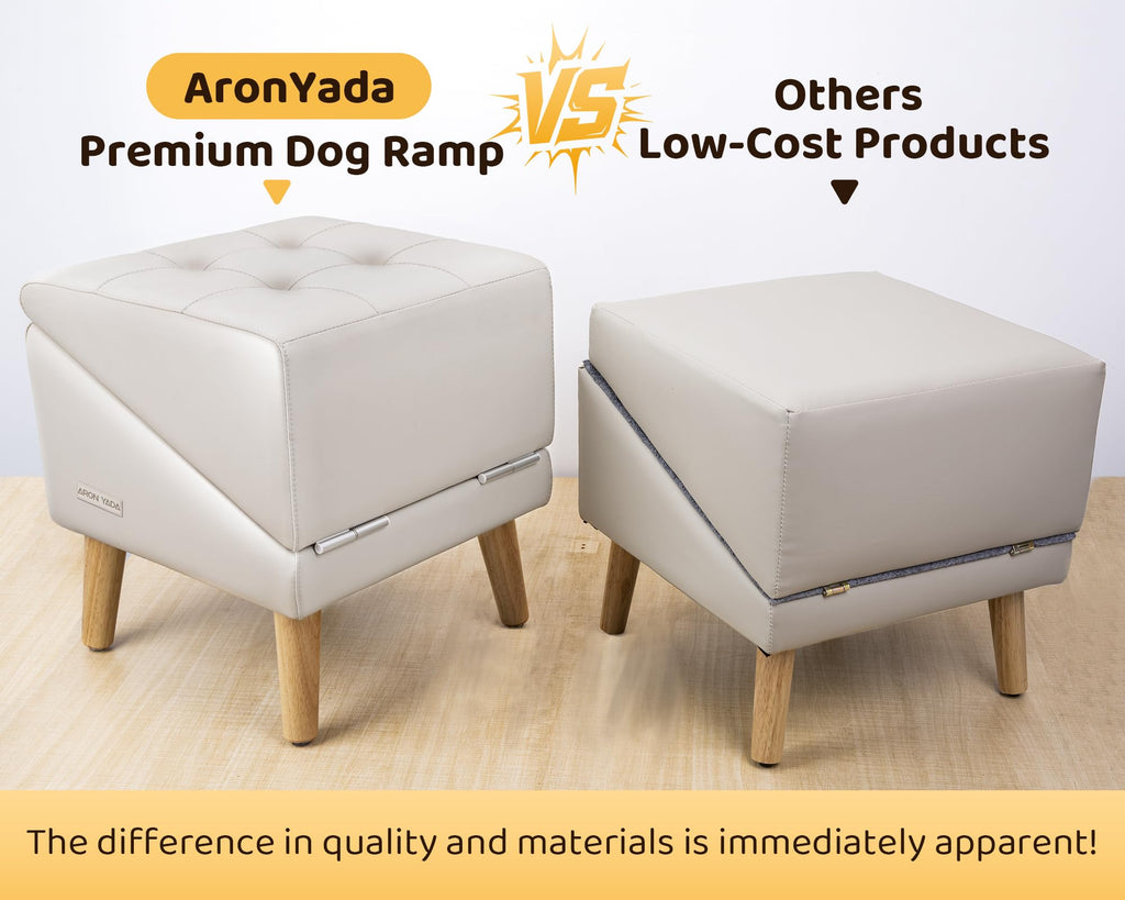 PawStep™ 2-in-1 Dog Ramp & Stairs for Couch – Foldable Non-Slip Pet Steps for Small & Senior Dogs