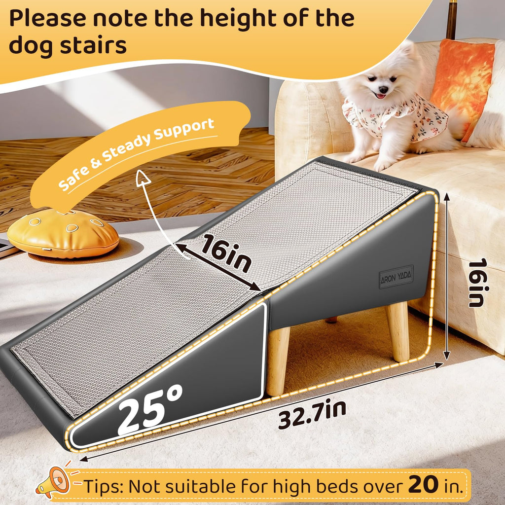 PawStep™ 2-in-1 Dog Ramp & Stairs for Couch – Foldable Non-Slip Pet Steps for Small & Senior Dogs